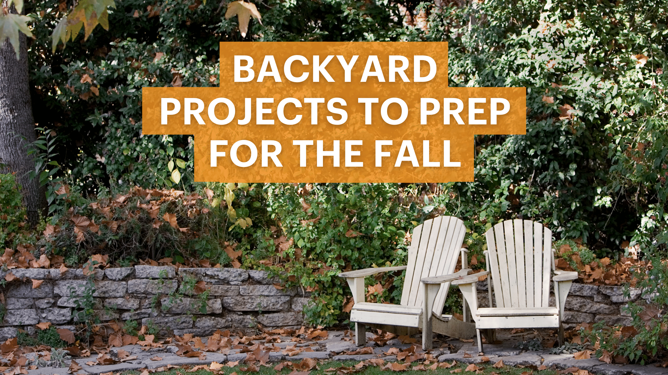 5 Backyard Projects to Prep for Fall