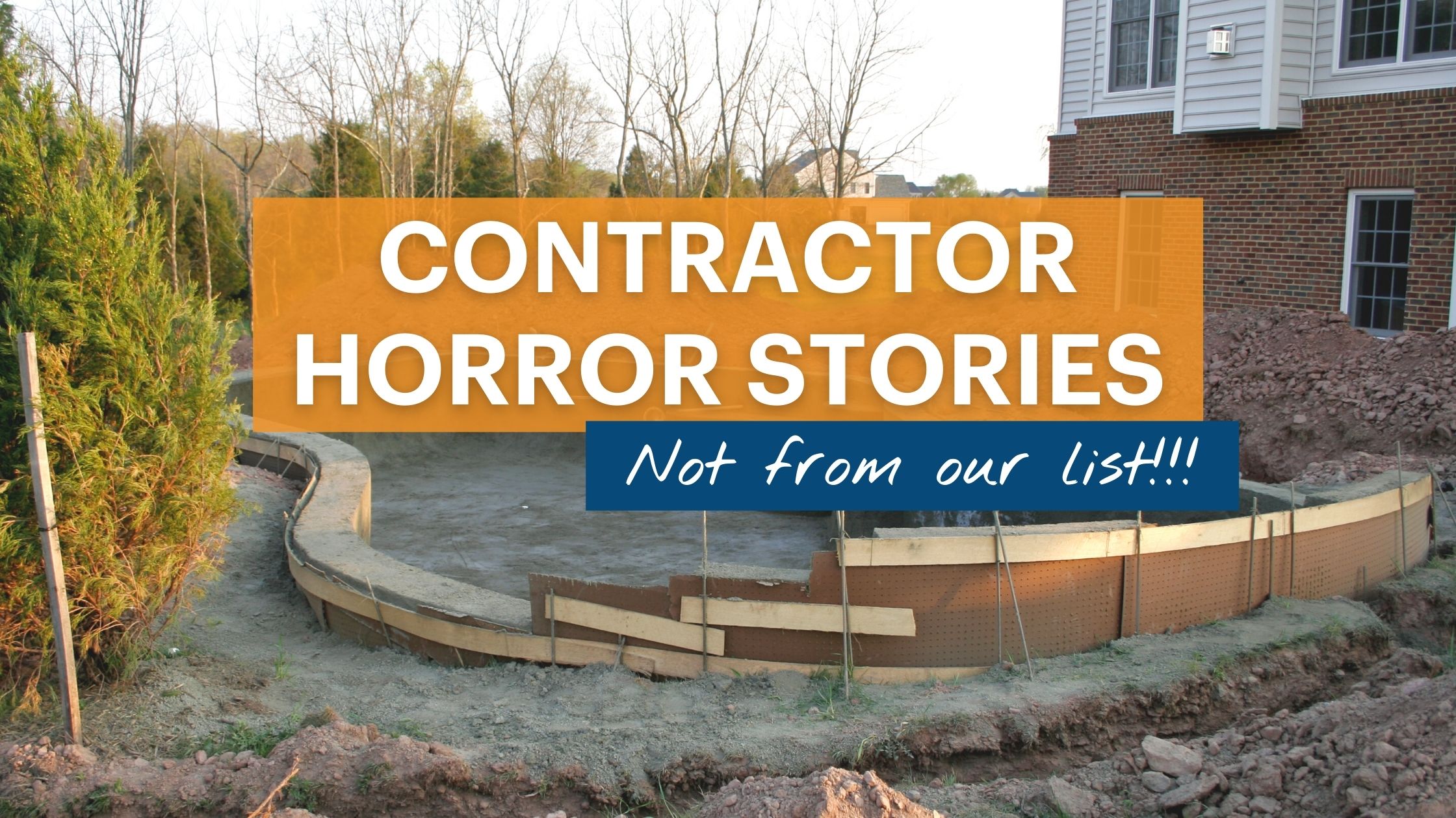 Contractor Horror Stories